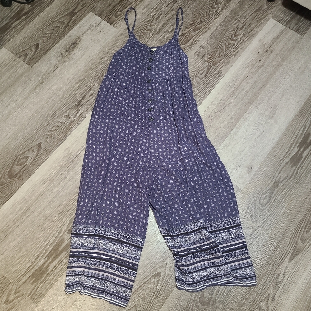 Urban Outfitters Paisley Print Jumpsuit Size Large